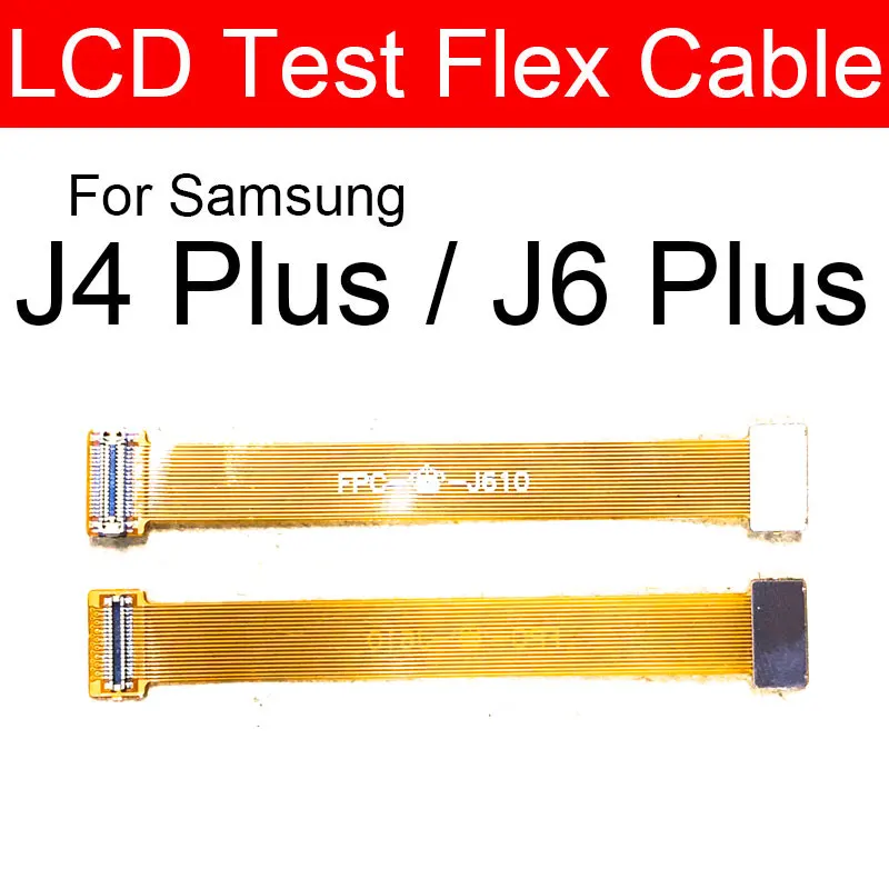 Гибкий ленточный ЖК-дисплей для Samsung Galaxy J6 + J610F Plus/J4 J415F J4 PLUS 2018 экстенсивный