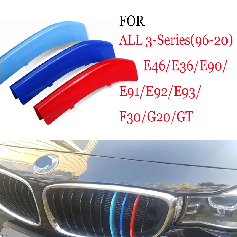 Гоночный зажим для решетки гриль BMW серий 3 GT E36 G20 E90 E91 E92 E93 F30 F34 E46 1996 2020 M