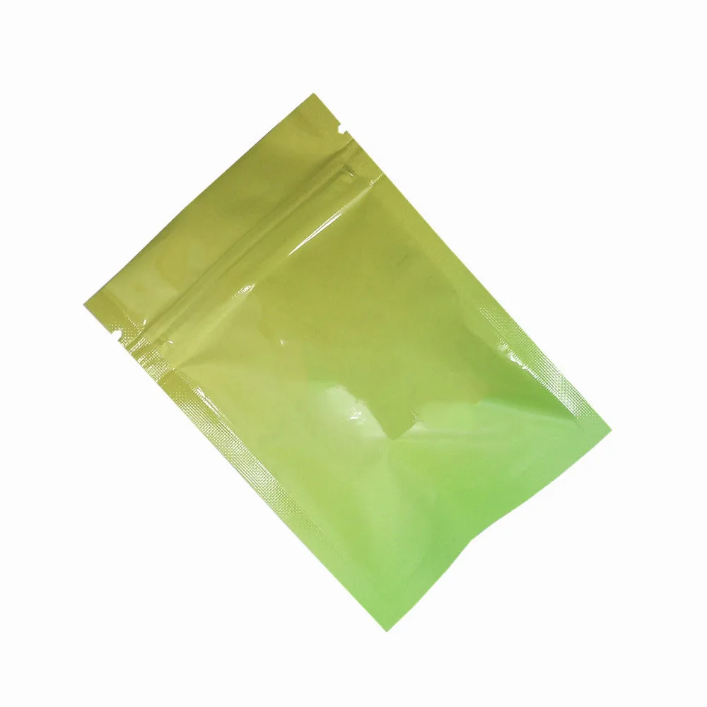 黄绿渐变铝箔自封袋 B 