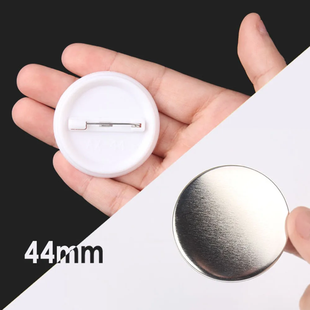 100 шт./компл. пластиковая пустая булавка для значков детали одежды значок