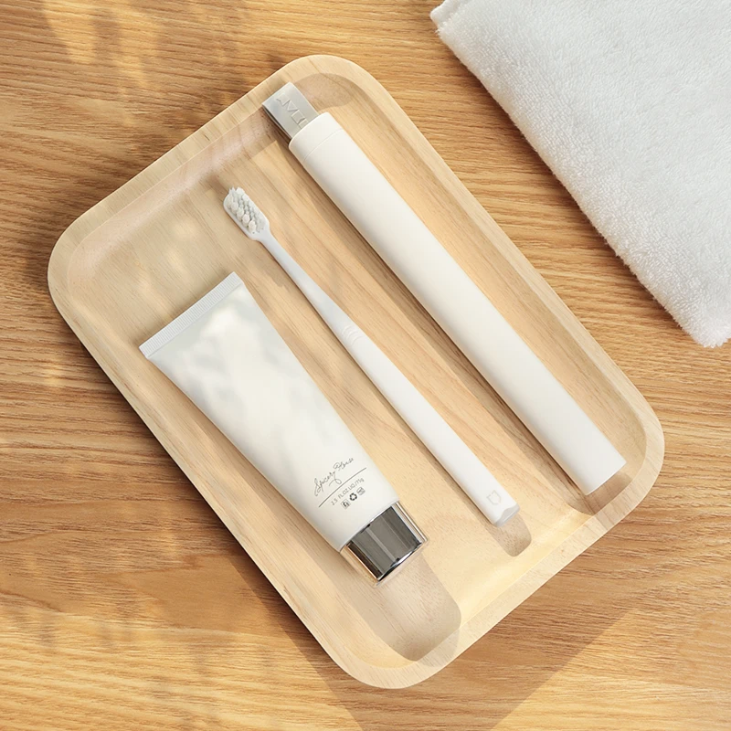 Portable Toothbrush Box Holder with Cover for Travel Camping Hiking Bathroom Storage
