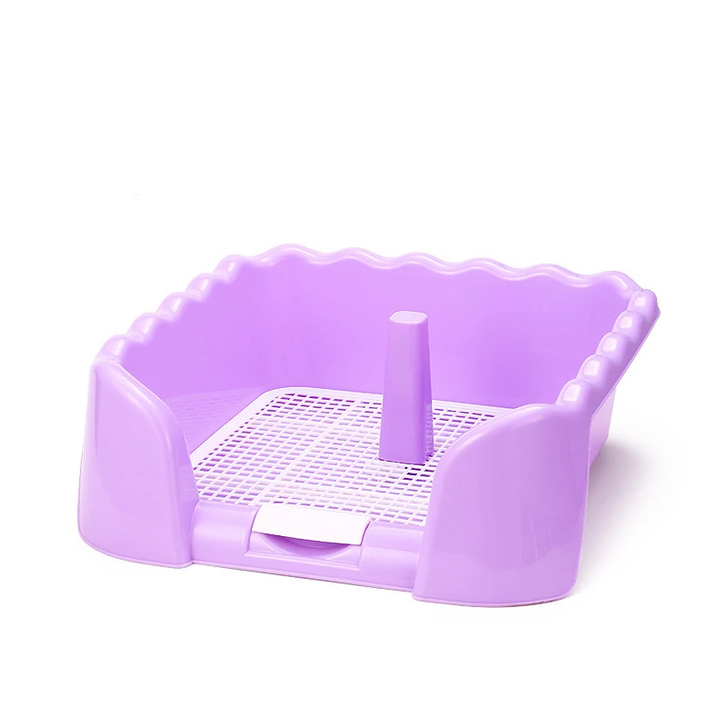 Pet Dog Toilet Fence Puppy Training Pad Holder with Fence Pee Post Small Dog Pet Potty indoor dog toilet