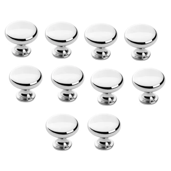 

Polished Chrome Cabinet Hardware Round Mushroom Knob,Family Home Handle
