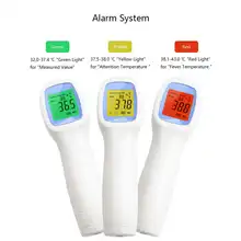 Infrared Digital Medical Forehead Fever LCD Thermometer Non-Contact Baby Adult