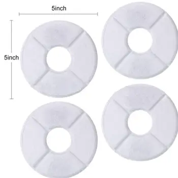 

4PCS Pet Cat Fountain Filter Activated Carbon Filters Charcoal Filter Replacement for Fountain for Cat Dog Pets Drinking Water