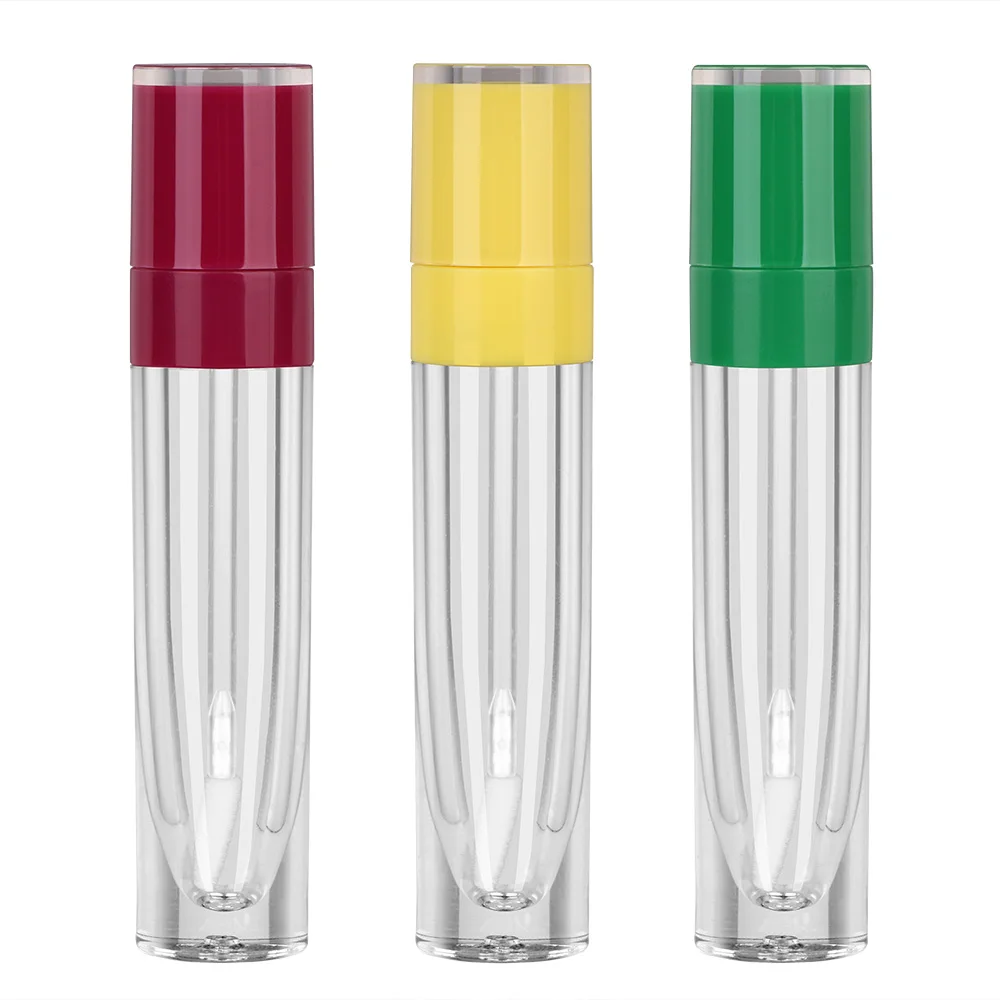 

1pcs Round Empty Plastic Lip Gloss Tubes Lip Balm Bottle Lip Glaze Container 8ml Makeup Beauty Tool DIY Sample Vials