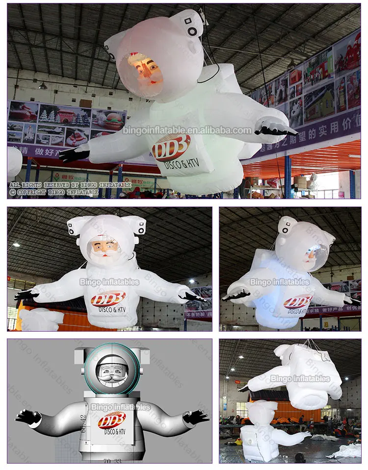 BG-F0118-Inflatable Santa Claus astronaut_2