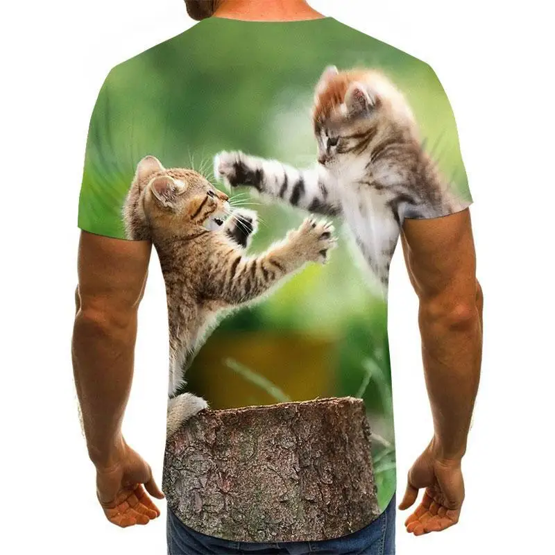 2021 summer new style 3D printing birds men's and women's casual T-shirt fashion trend young handsome T-shirt top 2021 summer new style 3D printing birds men's and women's casual T-shirt fashion trend young handsome T-shirt top