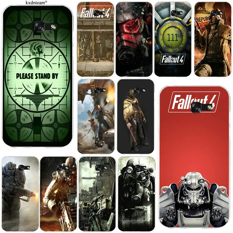 Мягкие силиконовые чехлы для телефонов из ТПУ Fallout 4 видеоигры Samsung Galaxy A3 A5 A7 2016 2017