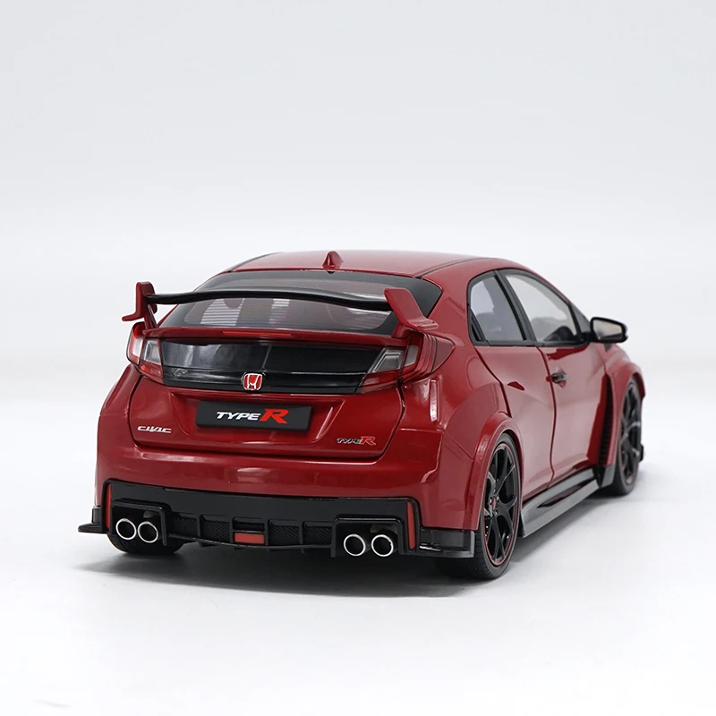 1:18 высокое тщательное Honda Civic Тип R сплав модель автомобиля статические металлические модельные автомобили с оригинальной коробкой