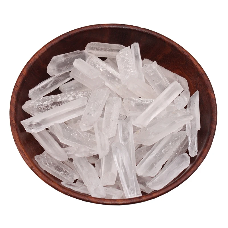 

100g Transparency Natural Clear Quartz Crystal Wand Stone Point Healing Stone Single Column DIY Craft Home Jewelry Decoration