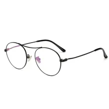 Новые плоские зеркальные корейские модные оправы для очков при близорукости для мужчин и женщин металлические свежие студенческие очки Рамка