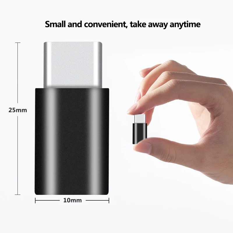 Мини адаптер для USB Type C|Переходники и адаптеры| |