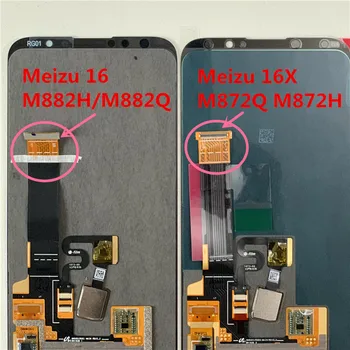 

AAA LCD ,for 6.0 "Mei zu 16X 16 X, AMOLED LCD with Tools + Touch Digitizer for Meizu-16X M872Q / M872H Display