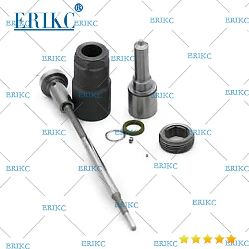 

ERIKC 0445110084 0445110184 Injector Repair Kit Nozzle DLLA143P1069 Valve F00VC01022 Nozzle Nut F00VC14012 for Bosch Injector