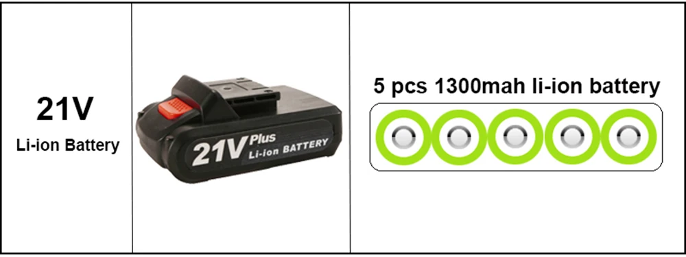 New 21V Cordless Hand Drill Electric Drill Multifunctional Cordless Screwdriver Handheld Power Tools With Tool Box For DIY Home