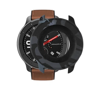 

Bakeey for AMAZFIT GTR Smart Watch Camouflage Soft Silicone Watch Case Cover Watch Cover Screen Protector 47mm Smart Accessories