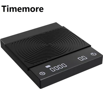 

Timemore USB Coffee Scale 3KG/0.1g Electronic Scale with Timer Waterproof Digital Kitchen Baking Scale Drip Coffee Scales LED