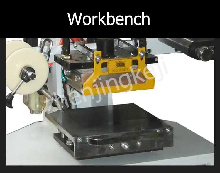 90-2D пневматическая машина горячего тиснения Автоматическая цифровая машина горячего тиснения может тонко настроить верстак небольшой