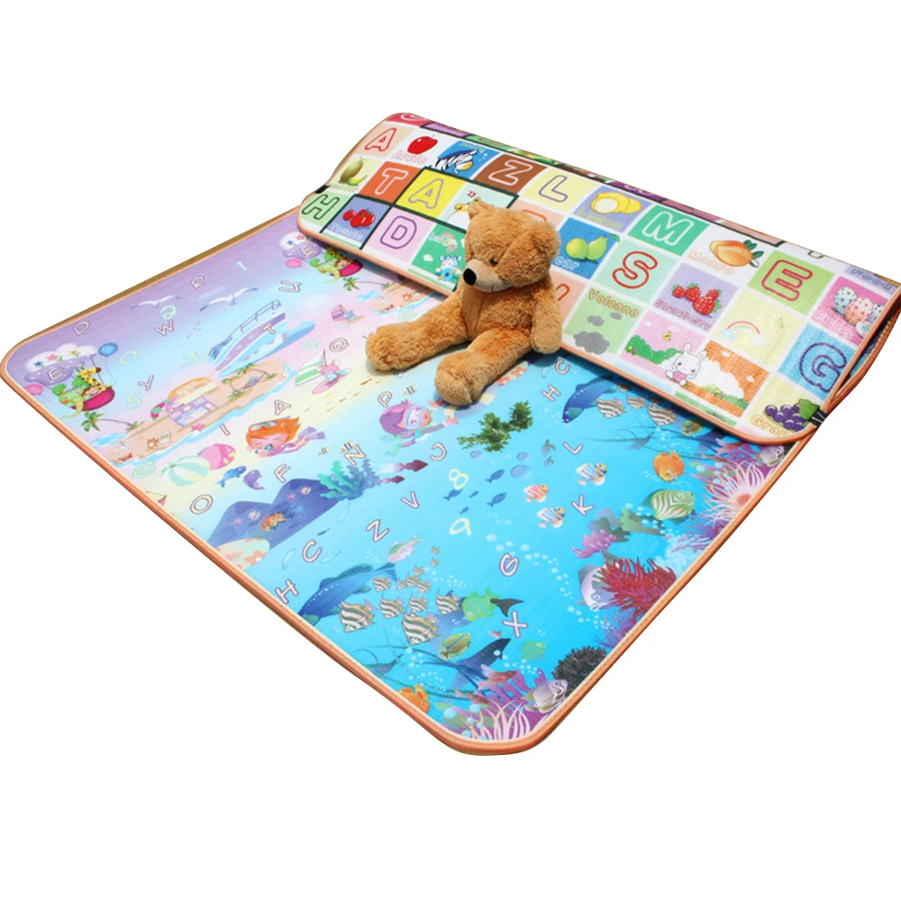 Baby Play Mat 0 5cm Waterproof Floor Kids Developing Play Mat Rug Child Crawling Game Mat 5