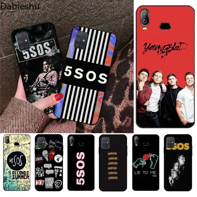 5SOS 5 секунд лета пользовательский мягкий чехол для телефона Samsung Galaxy A21S A01 A11 A31 A81 A10