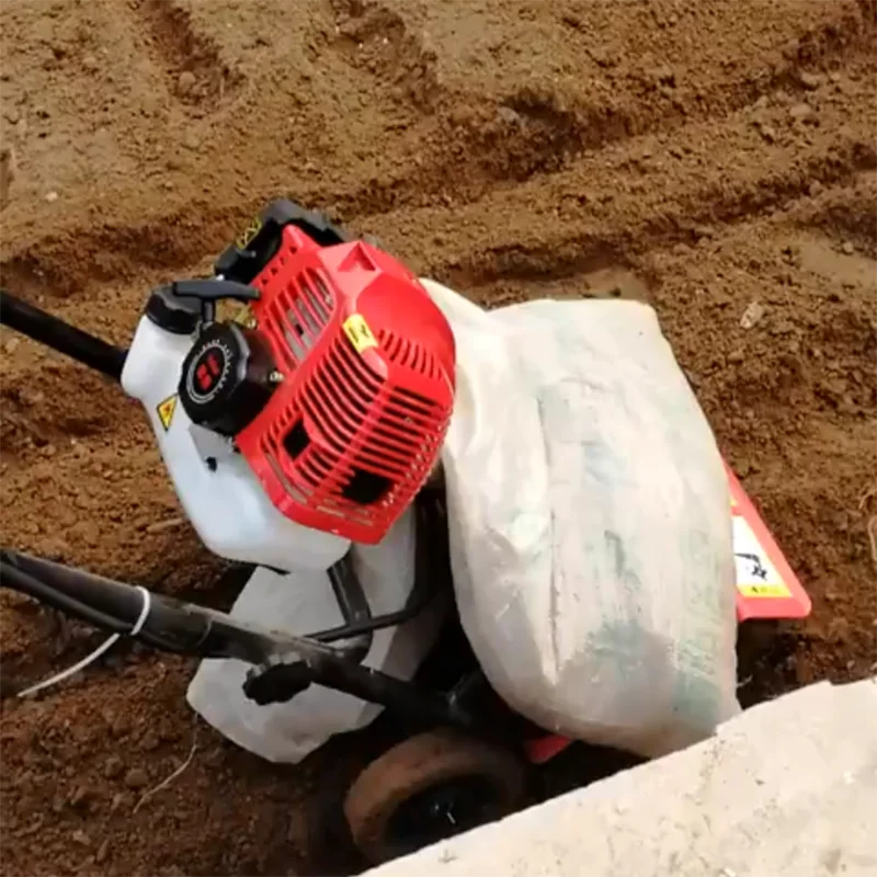 Multifunctional Small Gasoline Farmland Weeding And Soil Turning Machine Portable And Efficient