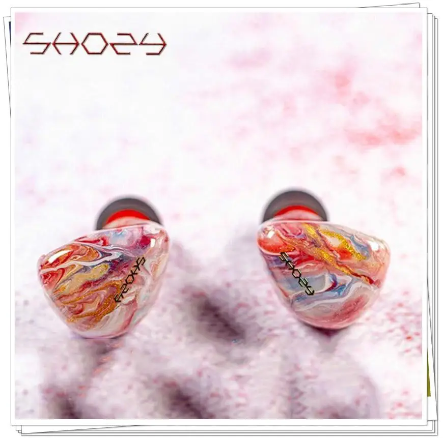 Shozy Rouge 1DD 2BA Triple Hybrid Driver In Ear DJ Monitors Wired Audiophile Musician Earphones Detachable 0 78mm 2Pin Cable