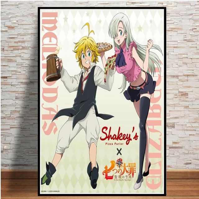 10 Плакат и печатная графика японского Аниме Комикс THE Seven Deadly Sins настенная художественная живопись картинка на холсте на стену картинки для гостиной домашний декор - Цвет: 10