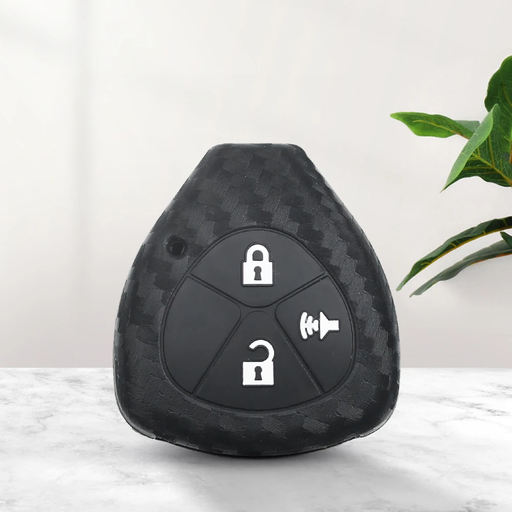 KEYYOU-portachiavi-Cover-in-Silicone-per-auto-portachiavi-in-Silicone-per-Toyota-Yaris-Tarago-Camry-Corolla.jpg Cover chiave telecomando per Toyota Yaris Tarago Camry Corolla RAV4 corona Avalon Venza 2/3/4BTN Cove - KEYYOU portachiavi Cover in Silicone per auto portachiavi in Silicone per Toyota Yaris Tarago Camry Corolla