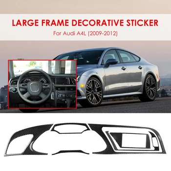 

Dash Instrument Panel Frame Cover Carbon Fiber Easy Handy Installation Stickers for Audi A4 2009 2010 A5 09-16