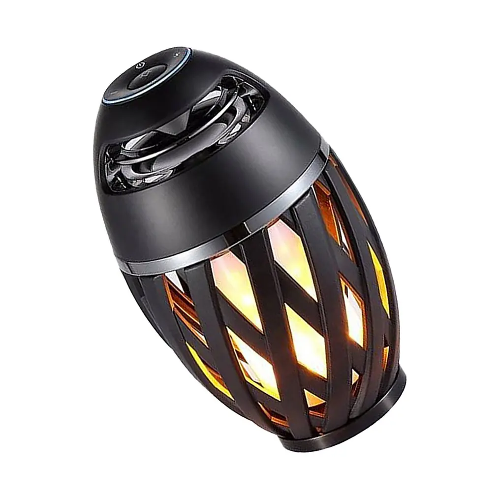 Портативный мини беспроводной Bluetooth динамик Led пламя динамик реалистичные танцы пламя Bluetooth динамик s Открытый громкий динамик