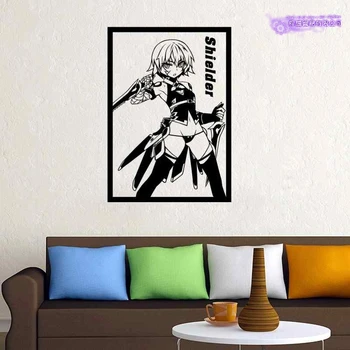 

FGO Shielder Wall Stickers Vinyl Mash Kyrielight Wall Decal Decor Home Decorative Decoration Anime Car Sticker