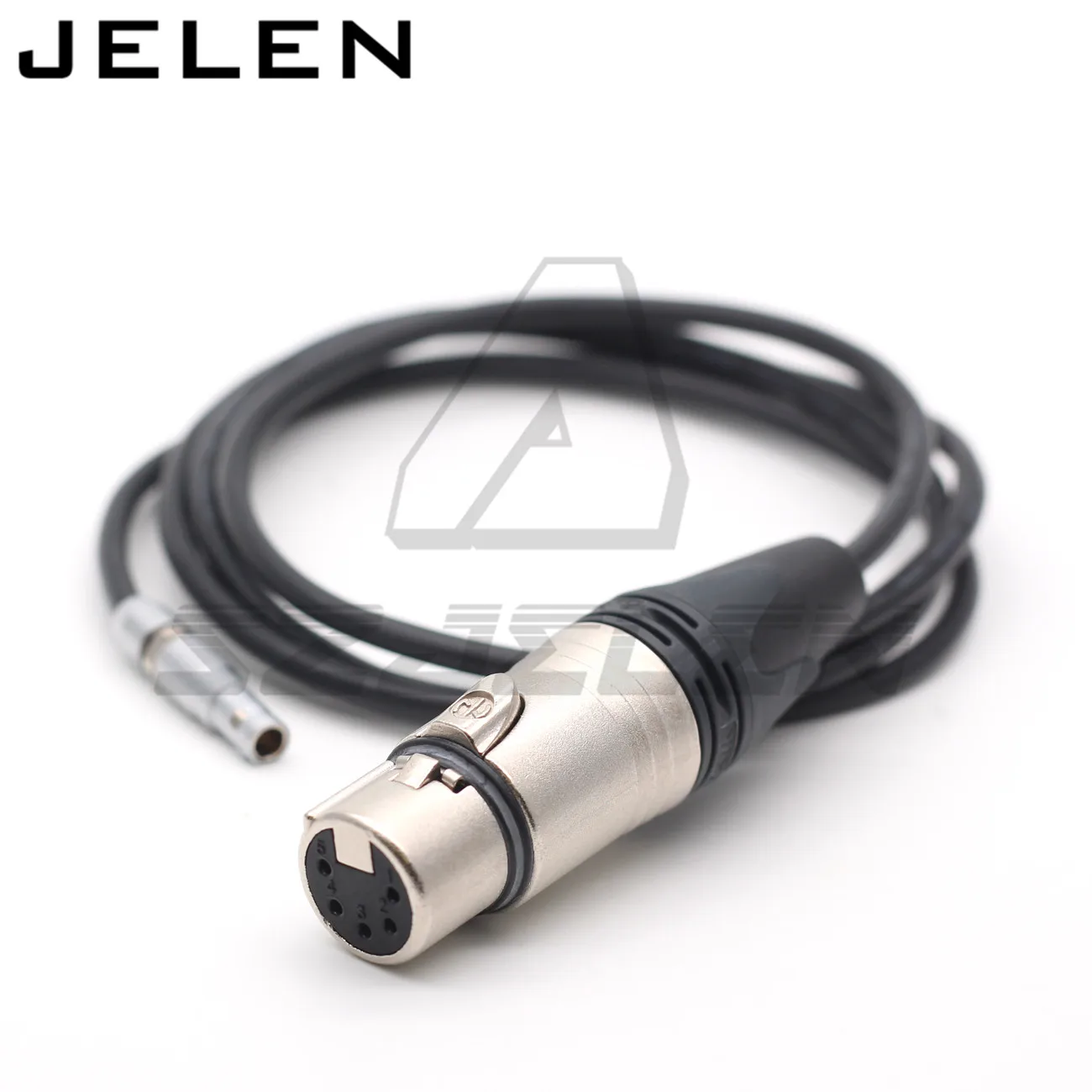 Прямой 5-контактный разъем для 3,5/xlr 3pin женский/XLR 5pin Женский Для ARRI мини аудио кабель - Цвет: 5-pin to XLR 5PIN