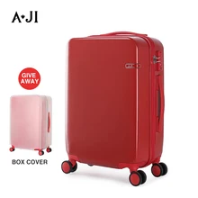 AJI дорожный костюм чехол для женщин и мужчин чехол на колесиках для переноски багажа на колесиках Чистый ПК Спиннер колеса 20 24 дюймов Прямая поставка A7035