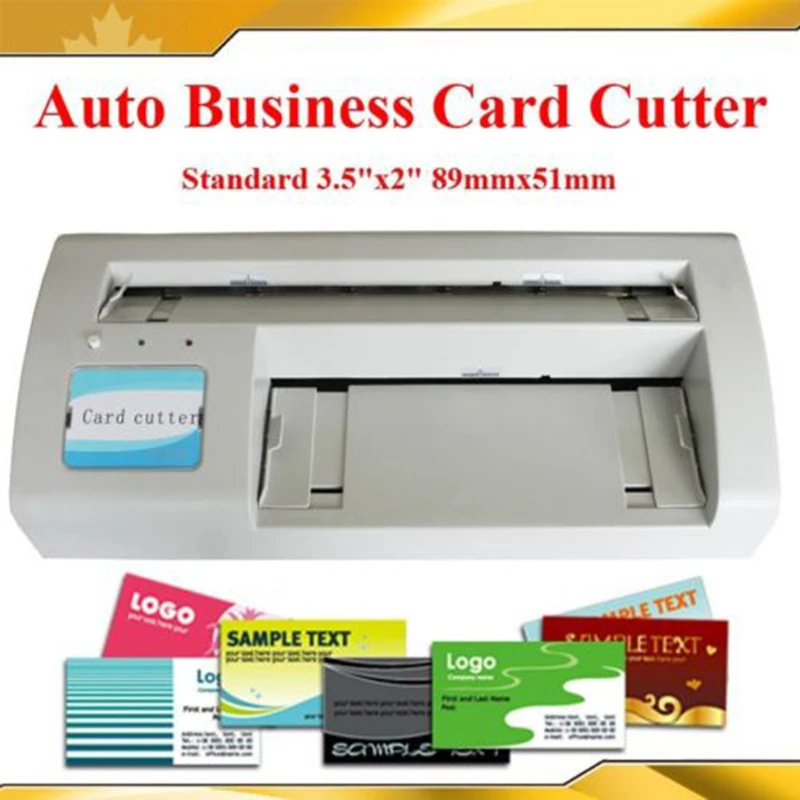 110v Business Card Cutter Electric Automatic Slitter Free 2000