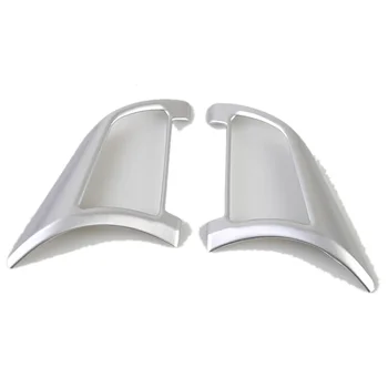 

ABS Matte Steering Wheel Button Cover Trim Chrome Car Stickers for Nissan Qashqai J11 2018 2019