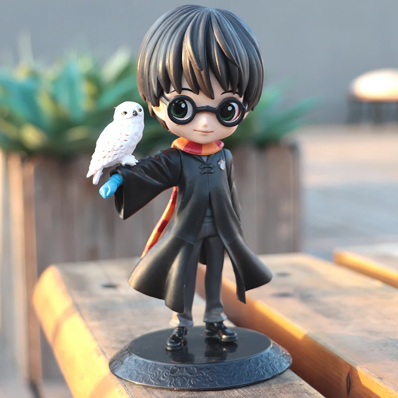 Miniko Cute Big Eyes Harried Hermione Snape PVC Anime Dolls Collectible Potter Action Figure Q Version Model Toy