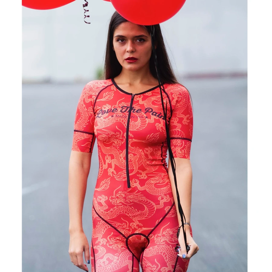 Love the pain 2019 женская одежда для улицы триатло велосипедная форма облегающий костюм