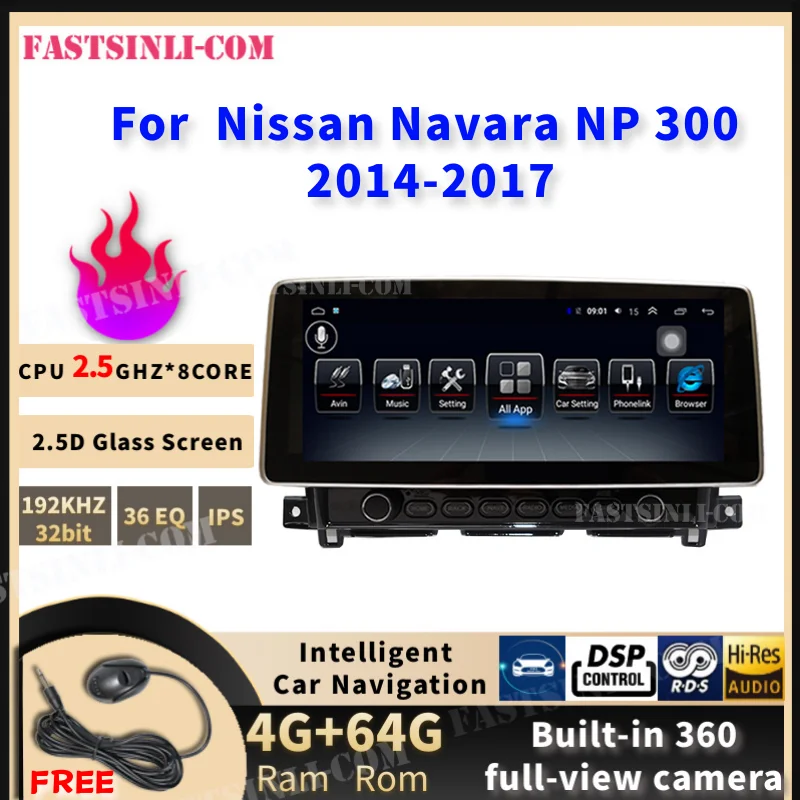 Android Tesla стиль автомобиля GPS навигация для Nissan Navara NP 300 2014-2017 мультимедийная лента