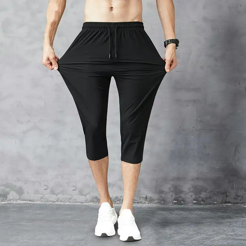 black stretch pants plus size