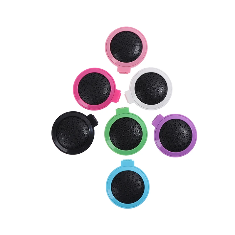 Description Picture 2 of item1PCS Pocket Size Folding Air Bag Comb with Mirror Compact Portable Travel Hair Brush Cosmetic Mirror Head Massager Relax