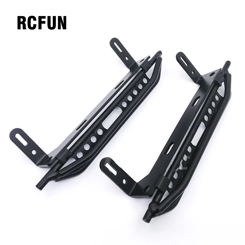 

1 set TRX4 Metal Side Pedal Step Running Boards Foot-Plate for TRX-4 1/10 RC Crawler Body Shell Accessories