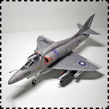 

1:33 U.S. A-4 Skyhawk Aircraft DIY 3D Paper Card Model Building Sets Construction Toys Educational Toys Military Model