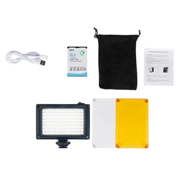 

Ulanzi LED112 Photography Light Camera Fill Light Mini Single Wedding Lighting Camera MINI Lighting Lamp with Battery
