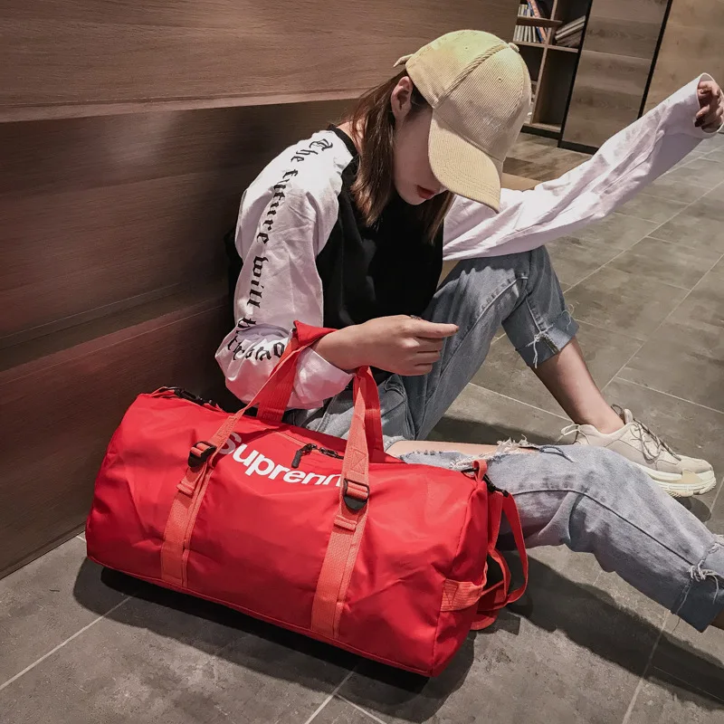 

New Style Gym Bag Men's Sports Bag Training Package Luggage Bag Short Trip Travel Bag Hand Yoga Bag Women's Wholesale