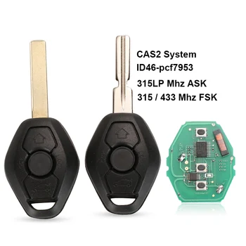 Keyforkess CAS2 Sistema di Chiave a Distanza Dell'automobile per Bmw 3/5 Serie 7 315LP Mhz con ID46-7945/7953 PCF7942-44 Chip HU58 HU92 Lama