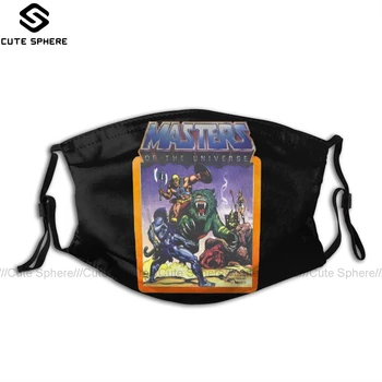 

Masters Of The Universe Mouth Face Mask He Man Masters Of The Universe Facial Mask Kawai Cool with 2 Filters for Adult