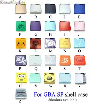 

2020 26Colors P--Z Available 1set Full Housing Shell Case Cover Replacement for GBA SP Gameboy Advance SP Accessorries