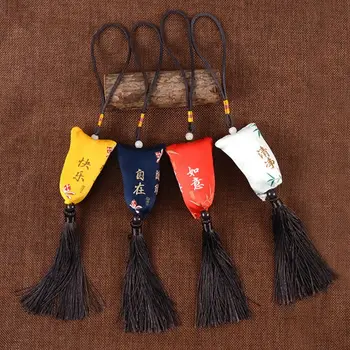 

Chinese Style Embroidered Rice Dumplings Sachet Wormwood Fragrance Mosquito Repellent Bag Home Car Hanging Pendant Air Freshener