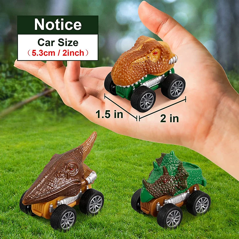 Camion Trasportatore Dinosauro Per Bambini 3-8 Anni - Si Trasforma In Dino Con 10 Macchinine Die-Cast - Giocattolo Con Luci E Suoni